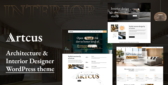Artcus - Interior Designer & Architecture WordPress Theme Logo