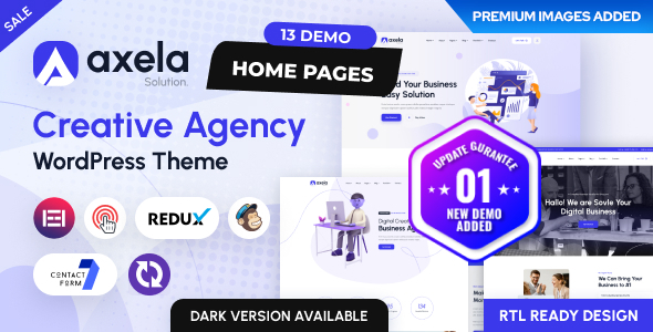 Axela - Creative Agency & Portfolio WordPress Theme Logo